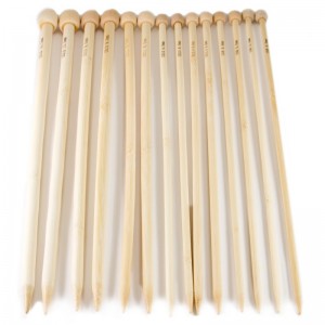 Agujas Bamboo Tricotar 34 cm Nº 0 - 15 Pack 30